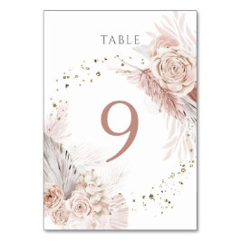 Blume des Aquarellbohs Tischnummer 9