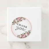 Blume des Aquarellgartens Vielen Dank Geschenkanhänger (Beispiel)