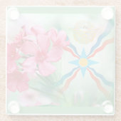 Blume des Assyria Glass Untersetzer (Rückseite)