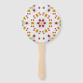 Blume des Atomkerns Vintag Fächer (Vorderseite)