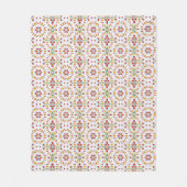 Blume des Atomkerns Vintag Fleecedecke (Vorderseite)