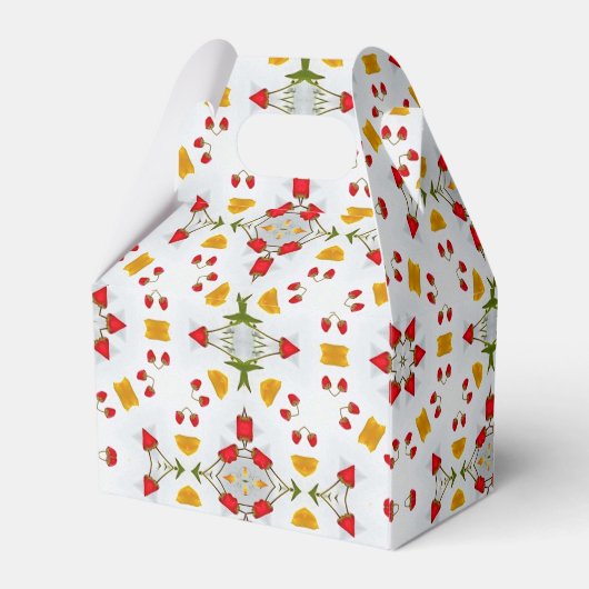 Blume des Atomkerns Vintag Geschenkschachtel (Rückseite)