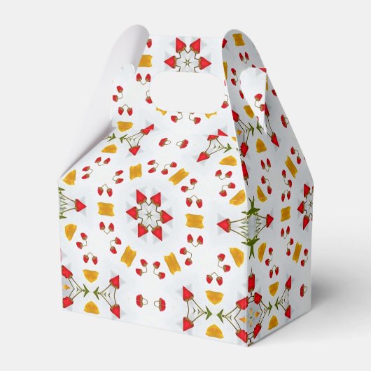 Blume des Atomkerns Vintag Geschenkschachtel (Vorderseite)