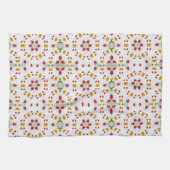 Blume des Atomkerns Vintag Geschirrtuch (Horizontal)