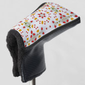 Blume des Atomkerns Vintag Golf Headcover (3/4 Vorderseite)