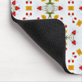 Blume des Atomkerns Vintag Mousepad (Ecke)