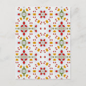 Blume des Atomkerns Vintag Postkarte (Vorderseite)