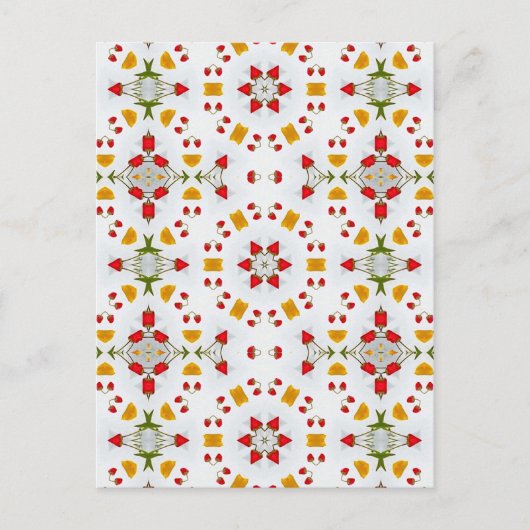 Blume des Atomkerns Vintag Postkarte (Vorderseite)