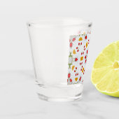 Blume des Atomkerns Vintag Schnapsglas (Links)