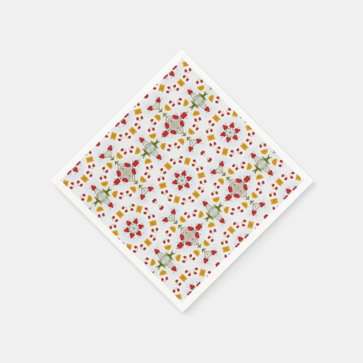 Blume des Atomkerns Vintag Serviette (Ecke)