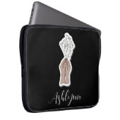 Blume des Babyattrades Laptopschutzhülle (Vorne Rechts)