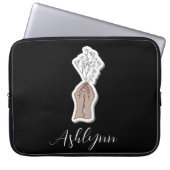 Blume des Babyattrades Laptopschutzhülle (Vorderseite)