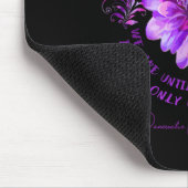 Blume des Bauchspeicheldrüsenkrebses Mousepad (Ecke)