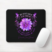 Blume des Bauchspeicheldrüsenkrebses Mousepad (Mit Mouse)