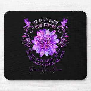 Blume des Bauchspeicheldrüsenkrebses Mousepad