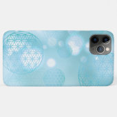 Blume des blauen Funkels Case-Mate iPhone Hülle (Rückseite (Horizontal))