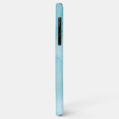 Blume des blauen Funkels Case-Mate iPhone Hülle (Hinten/Links)