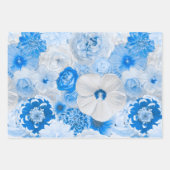 Blume des Blauen Gartens Geschenkpapier Set (Vorderseite 3)