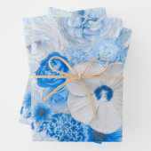 Blume des Blauen Gartens Geschenkpapier Set (Beispiel)