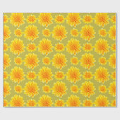 Blume des Blumenmusters Geschenkpapier (Flach)