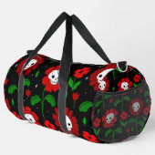 Blume des Blumenschädels Duffle Bag (Rechte Ecke)