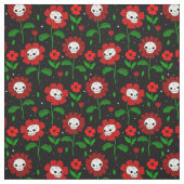 Blume des Blumenschädels Stoff (Muster)
