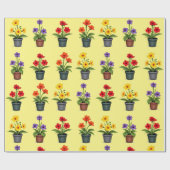 Blume des Blutspinns Geschenkpapier (Flach)