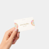 Blume des farbenfrohen Blütenlotus Ausweis (Handheld)