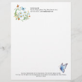 Blume des Felds Briefbogen (Vorderseite)