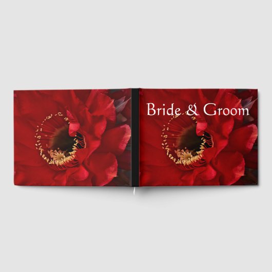 Blume des Feuerlichtkaktums Gästebuch (Voll)