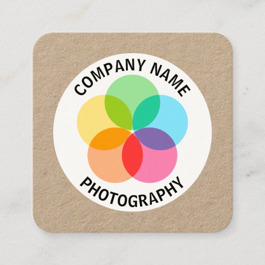 Blume des Filters (Kraft) Quadratische Visitenkarte (Vorderseite)