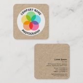 Blume des Filters (Kraft) Quadratische Visitenkarte (Vorne/Hinten)