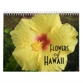Blume des Foto-Kalenders von Hawaii Kalender