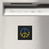 Blume des Friedens in der Ukraine Magnet (In Situ (Geschirrspüler))