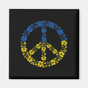 Blume des Friedens in der Ukraine Magnet