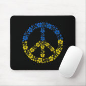 Blume des Friedens in der Ukraine Mousepad (Mit Mouse)