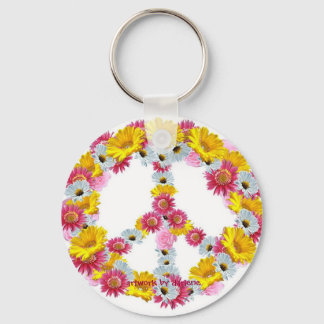 Blume des Friedens, Kunstwerke von Darlene Schlüsselanhänger