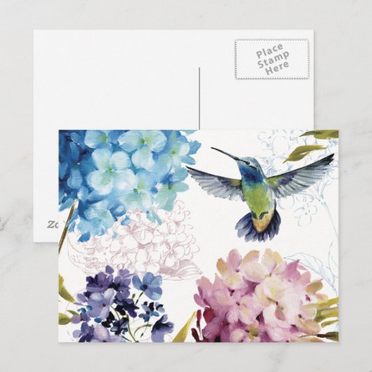 Blume des Frühlings Postkarte (Vorne/Hinten)