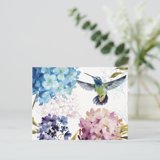 Blume des Frühlings Postkarte (Stehend Vorderseite)