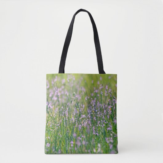 Blume des Glaubens Blue Wildblumen Tasche Psalm (Vorderseite)