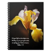 Blume des Glaubens Daffodil Light Prayer-Notebooks Notizblock (Vorderseite)