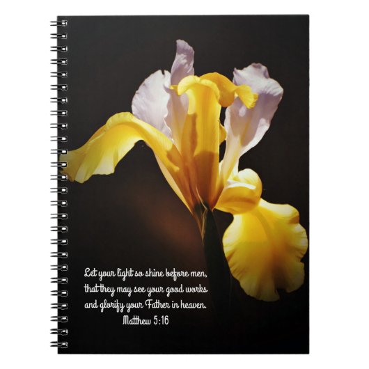 Blume des Glaubens Daffodil Light Prayer-Notebooks Notizblock (Vorderseite)