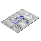 Blume des Glaubens Iris Strength Prayer-Notebook Notizblock (Linke Seite)