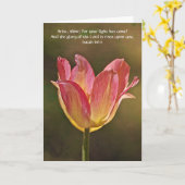 Blume des Glaubens Isaiah 60:1 Karte (Gelbe Blume)