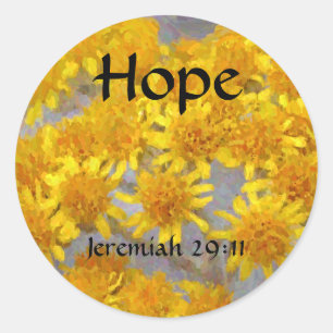 Blume des Glaubens Jeremiah Hope Wildblume Sticker