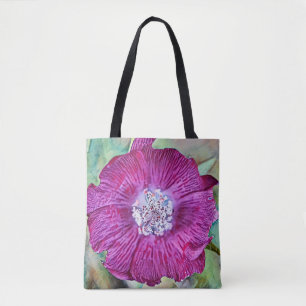 Blume des Glaubens Magenta Poppy Künstlerische Ta Tasche