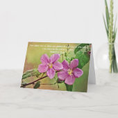 Blume des Glaubens Matthew 18:20 Note Card Karte (Vorderseite)
