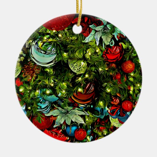 Blume des Glaubens Matthew Poinsettia Ornament (Vorne)