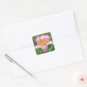 Blume des Glaubens philippinische Lily-Sticker Quadratischer Aufkleber (Umschlag)