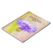 Blume des Glaubens Promises Button-Blume-Notebook Notizblock (Linke Seite)
